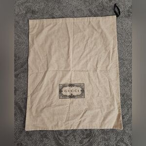 Gucci Large Dust Bag Tan